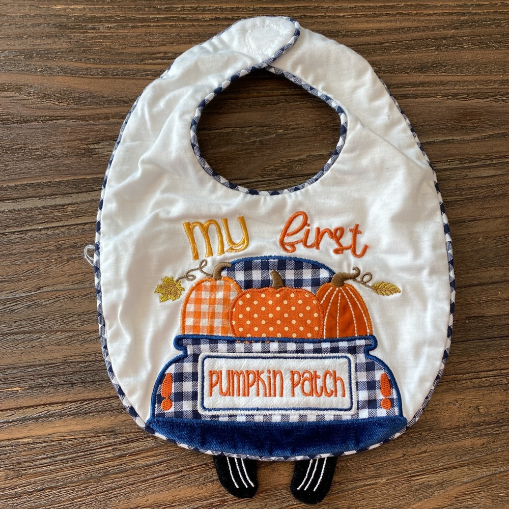 My First Pumpkin Patch bib